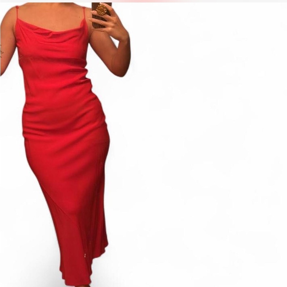 Zara Red Maxi Dress